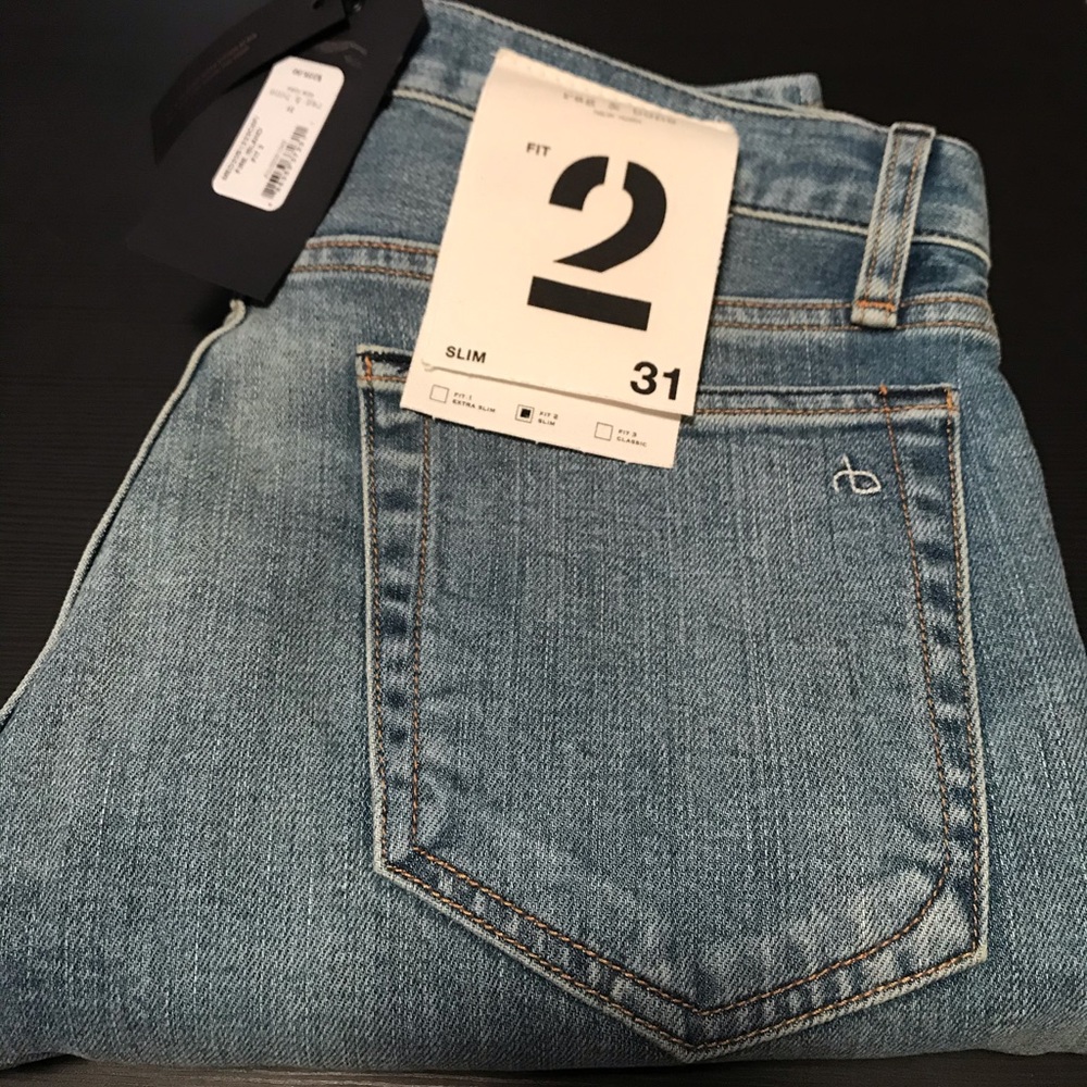 rag & bone - Fit 2 Mid-Rise Fire Island